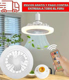 💡 FOCO LED 3 EN 1 CON VENTILADOR 360° - 50 WATTS ✨ ¡OFERTÓN IMPERDIBLE!